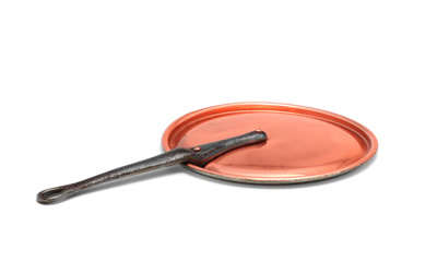 Fitted Long Handle Copper Lid