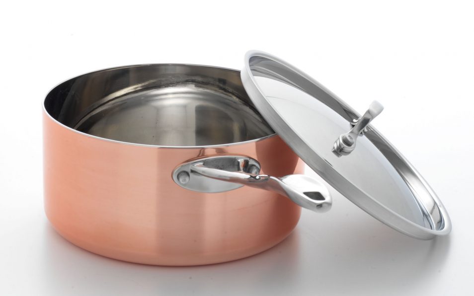 20cm 8'' sauce pan cw ploished SS lid