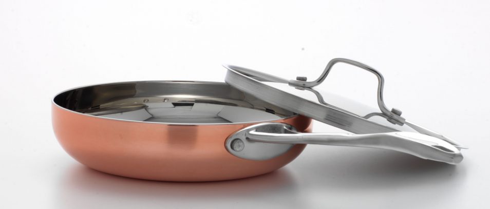 20cm or 8 frying pan cw SS lid